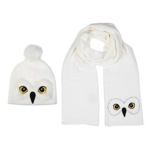 ✨HOST PICK ✨Bioworld Harry Potter - Hedwig Hat & Scarf Set